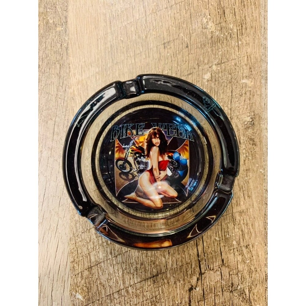 Bike week ashtray rare cool sexy biker